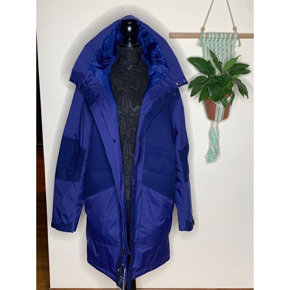 Size Medium Mens Nike Soortswear Hypershield Parka Synthetic Fill Navy Blue CZ28 - Picture 8 of 8
